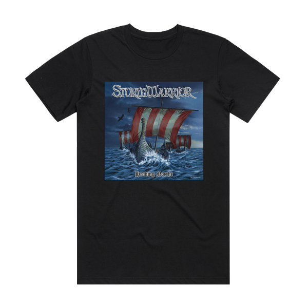 StormWarrior Heading Northe Album Cover T-Shirt Black