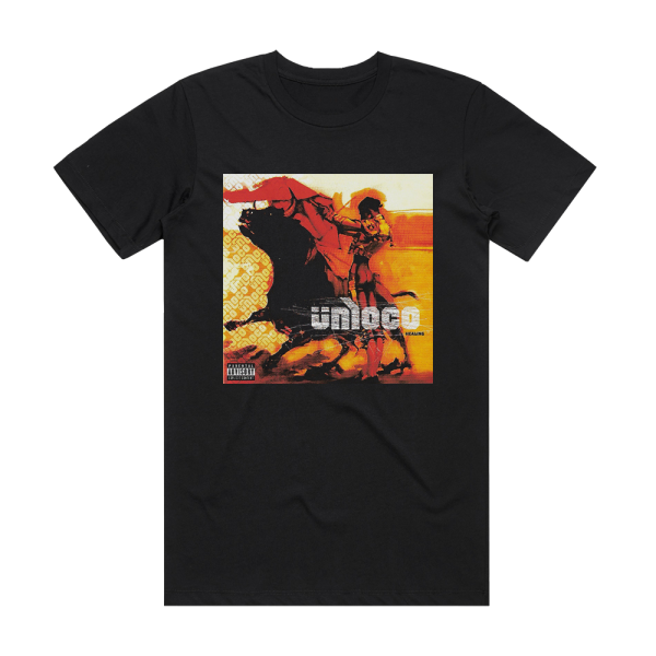 Unloco Healing 1 Album Cover T-Shirt Black