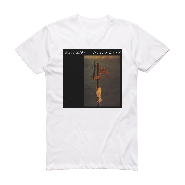Real Life Heart Land Album Cover T-Shirt White