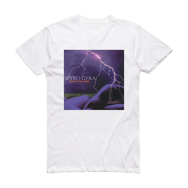 Spyro Gyra Heart Of The Night Album Cover T-Shirt White