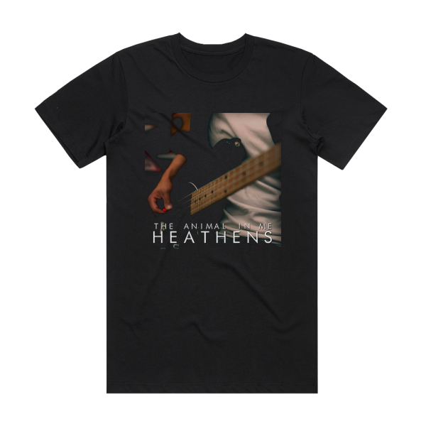 The Animal in Me Heathens Album Cover T-Shirt Black