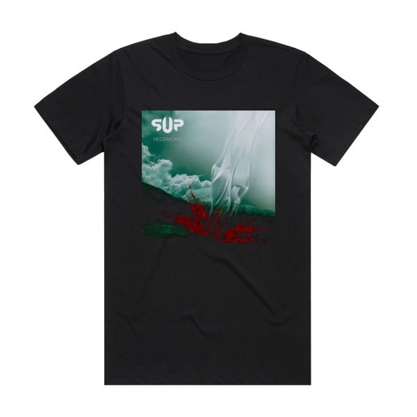 S U P Hegemony Album Cover T-Shirt Black