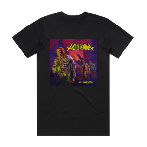 Toxic Holocaust Hell On Earth Album Cover T-Shirt Black