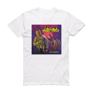 Toxic Holocaust Hell On Earth Album Cover T-Shirt White