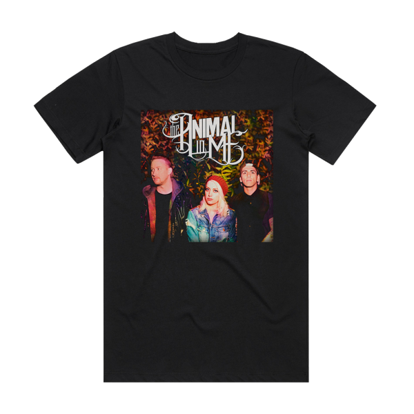 The Animal in Me Hello Album Cover T-Shirt Black