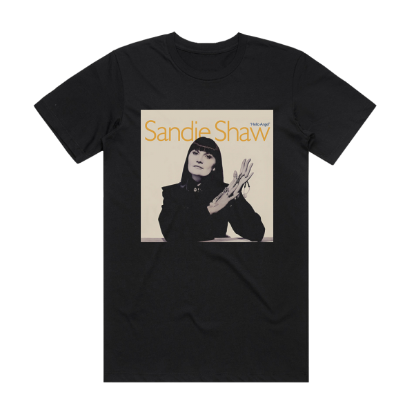 Sandie Shaw Hello Angel Album Cover T-Shirt Black