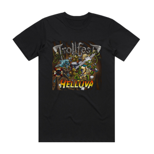 TrollfesT Helluva Album Cover T-Shirt Black