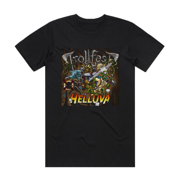 TrollfesT Helluva Album Cover T-Shirt Black