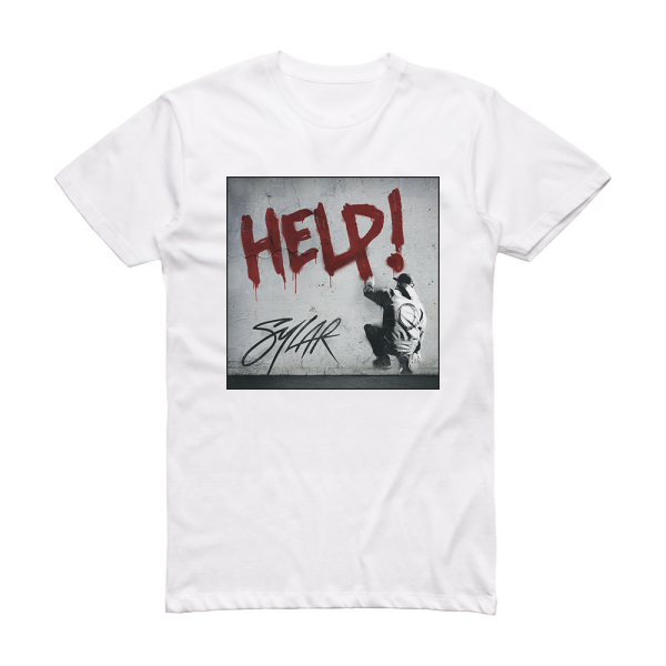 Sylar Help Album Cover T-Shirt White