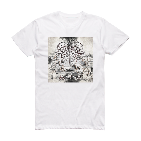 Thyrfing Hels Vite Album Cover T-Shirt White