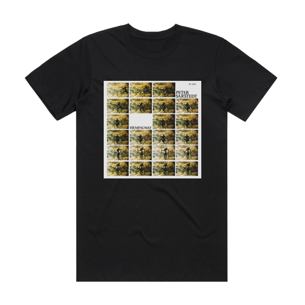 Peter Sarstedt Hemingway Album Cover T-Shirt Black