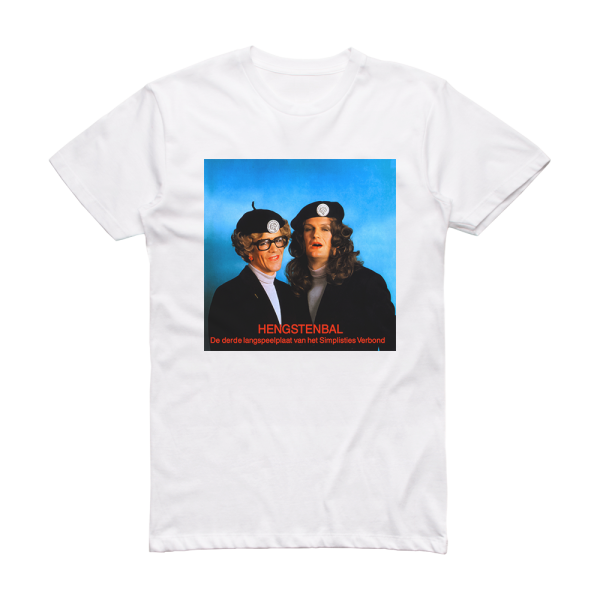 Van Kooten and De Bie Hengstenbal Album Cover T-Shirt White