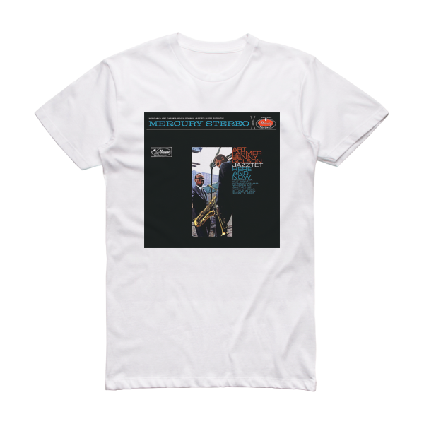 The Jazztet Here And Now Album Cover T-Shirt White
