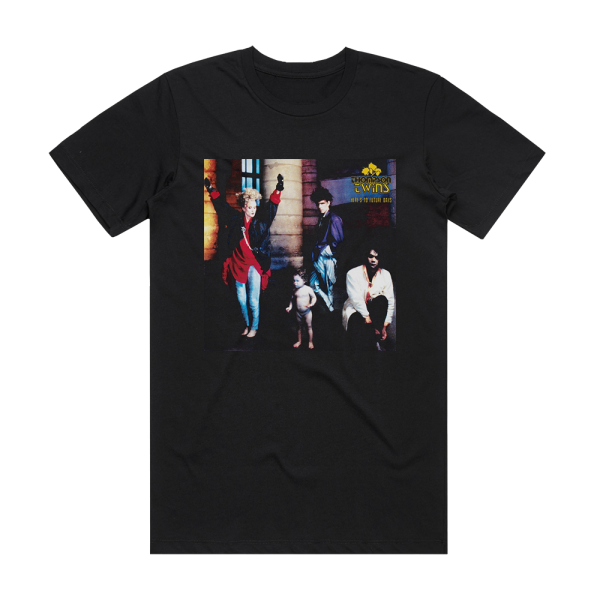 Thompson Twins Heres To Future Days Album Cover T-Shirt Black