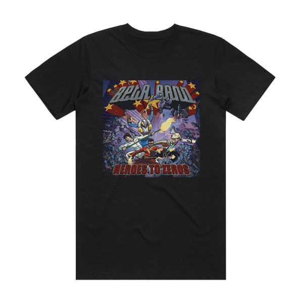 The Beta Band Heroes To Zeros Album Cover T-Shirt Black