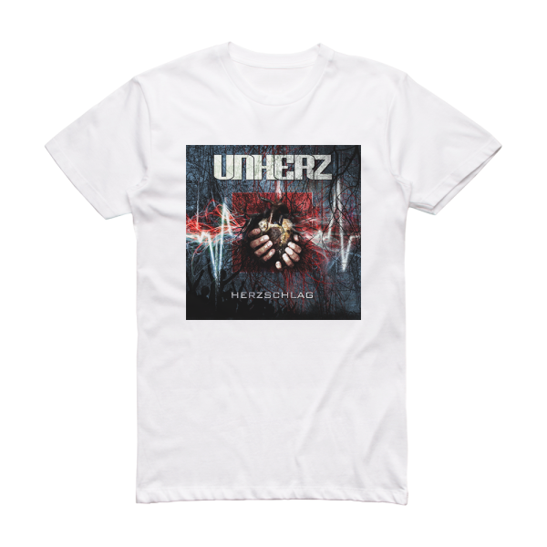 Unherz Herzschlag Album Cover T-Shirt White