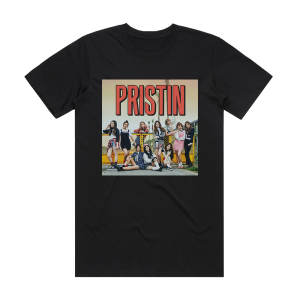 PRISTIN Hi Pristin Album Cover T-Shirt Black