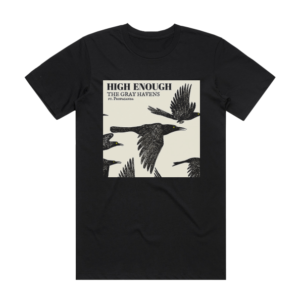 The Gray Havens High Enough Album Cover T-Shirt Black