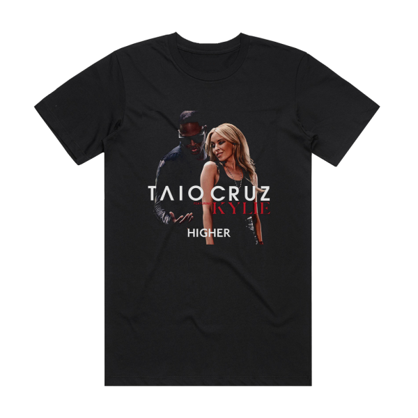Taio Cruz Higher Album Cover T-Shirt Black