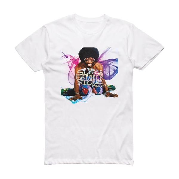 Sly and The Family Stone Higher Album Cover T-Shirt White