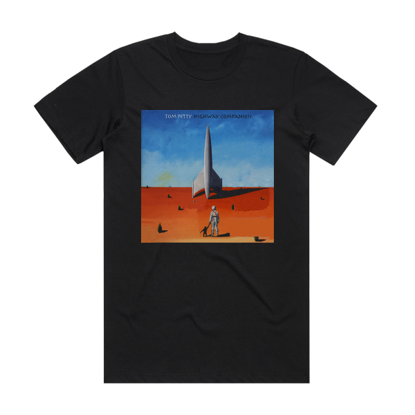 Tom Petty Highway Companion Album Cover T-Shirt Black
