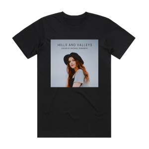 Rachael Nemiroff Hills And Valleys Album Cover T-Shirt Black