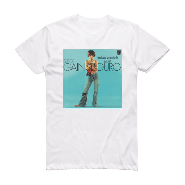 Serge Gainsbourg Histoire De Melody Nelson 1 Album Cover T-Shirt White