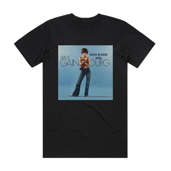 Serge Gainsbourg Histoire De Melody Nelson 2 Album Cover T-Shirt Black