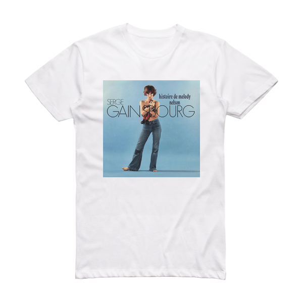 Serge Gainsbourg Histoire De Melody Nelson 2 Album Cover T-Shirt White