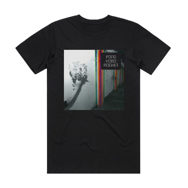 Pond Hobo Rocket Album Cover T-Shirt Black