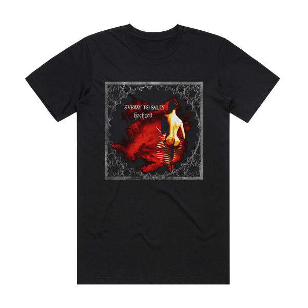 Subway to Sally Hochzeit 1 Album Cover T-Shirt Black