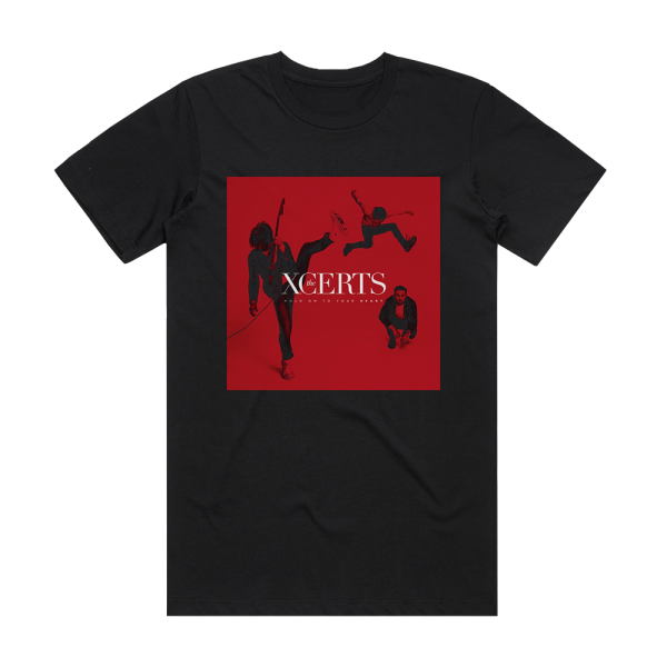 The Xcerts Hold On To Your Heart Album Cover T-Shirt Black