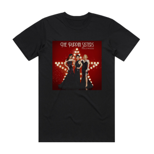 The Puppini Sisters Hollywood Album Cover T-Shirt Black