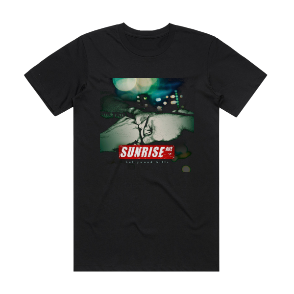 Sunrise Avenue Hollywood Hills Album Cover T-Shirt Black