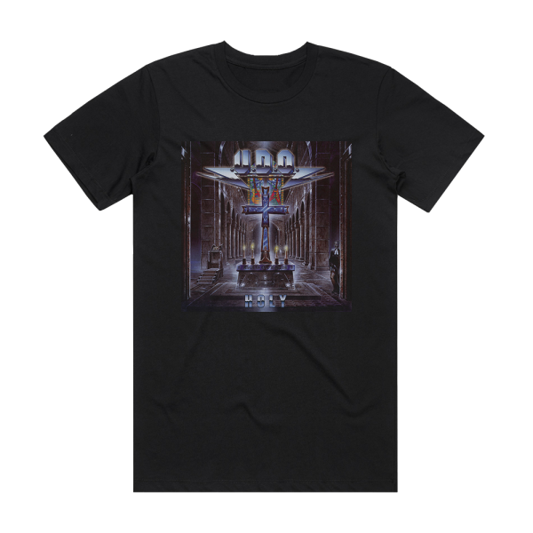 U D O Holy Album Cover T-Shirt Black