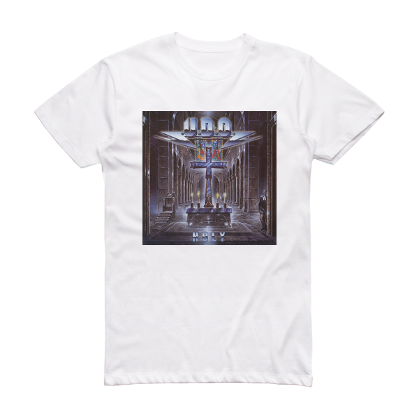 U D O Holy Album Cover T-Shirt White