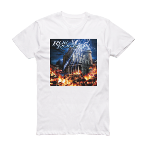 Rob Rock Holy Hell Album Cover T-Shirt White