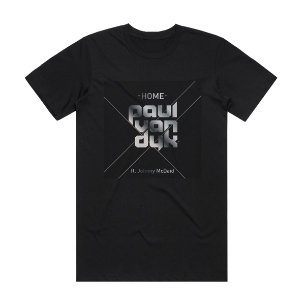 Paul van Dyk Home 2 Album Cover T-Shirt Black