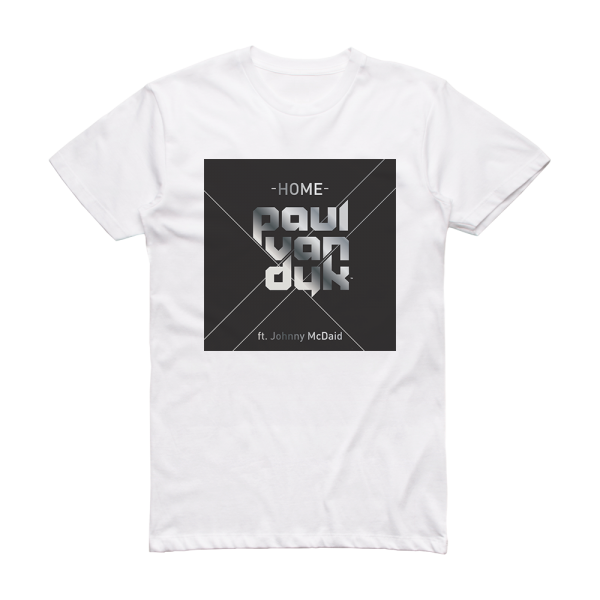 Paul van Dyk Home 2 Album Cover T-Shirt White