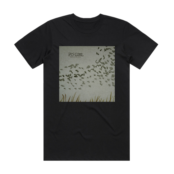 Po Girl Home To You Album Cover T-Shirt Black