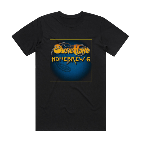 Steve Howe Homebrew 6 Album Cover T-Shirt Black