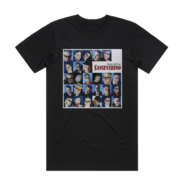 Sanseverino Honky Tonk Album Cover T-Shirt Black