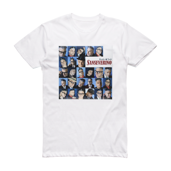 Sanseverino Honky Tonk Album Cover T-Shirt White