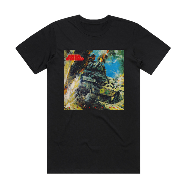 Tank Honour Blood Album Cover T-Shirt Black