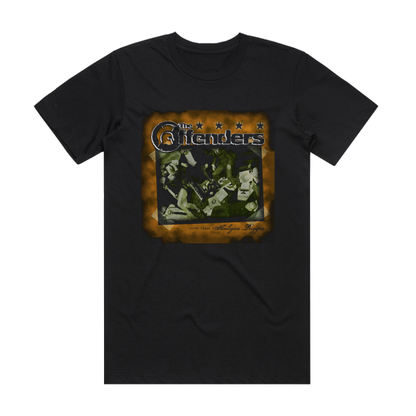 The Offenders Hooligan Reggae Album Cover T-Shirt Black