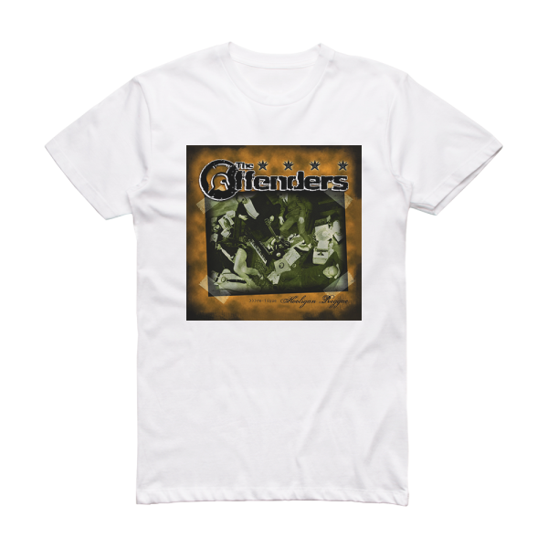 The Offenders Hooligan Reggae Album Cover T-Shirt White