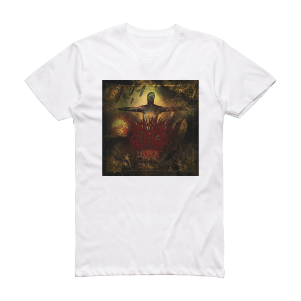 With Blood Comes Cleansing Horror Album Cover T-Shirt White