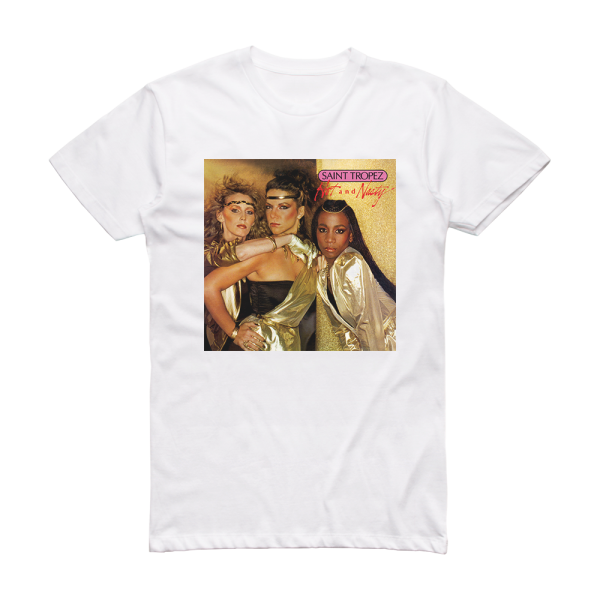 Saint Tropez Hot And Nasty Album Cover T-Shirt White