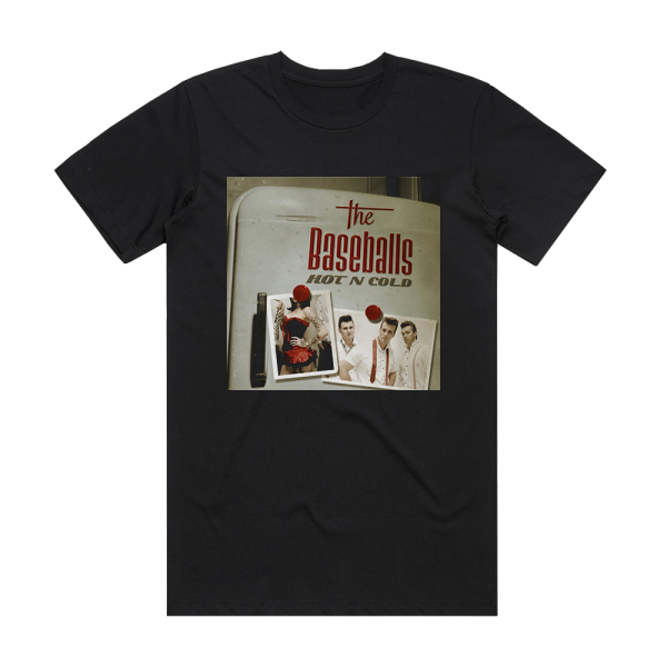 The Baseballs Hot N Cold Album Cover T-Shirt Black