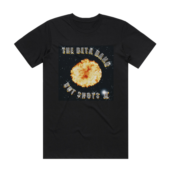 The Beta Band Hot Shots Ii Album Cover T-Shirt Black